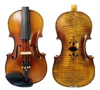 Violin 4/4 Violin Drawing Inlay Back Huge And Powerful Sound