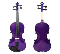 Violin 4/4 Violin Natural Solid Wood Acoustic Violin With Carrying Case Bow Tuner Necessary Violin Parts Accessory (Color : Set1)