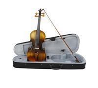 Violin 4/4 Violin Solid Wood Matte EQ Electric Acoustic Violin Fiddle With Case Bow Accessories