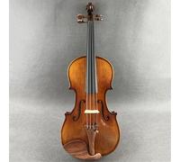 Violin 4/4 Violin Varnished Solid 4/4 Violin Hand Made Musical Instrument With Case