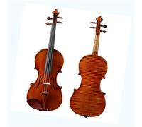 Violin Academy Performance Handcrafted Tiger Pattern Single Board Solid Wood Instrument For Adults Acoustic Violins