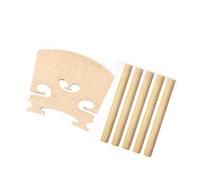 violin accessories 1 Set Violin Bridge Sound Post Violin 4/4 Fiddle Parts For Making DIY Violin Maker