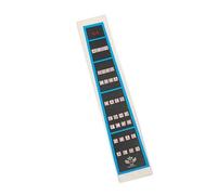 Violin Accessories 10 1/8 Scale Violin Fretboard Stickers With Blue Musical Notes For Beginners To Practice With.(17.8X5X1cm)
