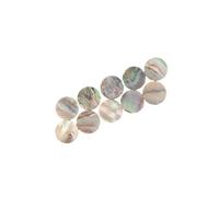 violin accessories 10/50PCS Violin Bow Making Frog Inlay Paris Eye Shell Abalone Dots 8MM 9MM Fitting Repair DIY(Color:10PCS 8mm)