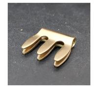 violin accessories 10PC Full Metal Violin Mute for Practice for 3/4&4/4 Violin Antique Brass/Gun Colour/Antique Copper(Color:Brass)