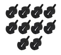 violin accessories 10Pcs Black Rubber Violin Mute for All Violin Quiet Practice