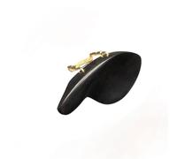 violin accessories 1pcs Violin Chinrest Rose Wood/ebony/jujube With Standard Bracket 3/4 4/4(Color:Ebony)