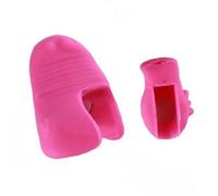 violin accessories 2 Piece Set Rubber Violin Bow Grip Device For Violin/Viola Teaching Aid Accessories Beginner Finger Trainer(Color:Pink)