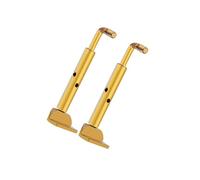 violin accessories 2PCS 3/4 4/4 Violin Adjustable Plated Chinrest Clamps Screws Violino Violin Parts Accessories For Fiddle Chin Rest