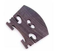 violin accessories 2pcs Natural Pure Ebony Rosewood 4/4 Violin Bridge Bridges Professional Parts Accessories(Ebony)