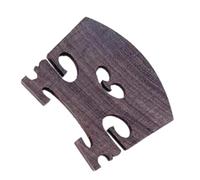 violin accessories 2pcs Natural Pure Ebony Rosewood 4/4 Violin Bridge Parts Accessories(Ebony)