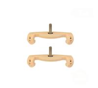 violin accessories 2pcs Violin Shoulder Rest Adjustable Rubber Claws Replacement To Repair Old 4/4-1/8(Color:Beige 1-2 1-4)