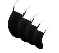 violin accessories 3/4 4/4 Violin Shoulder Rest Shoulder Pad Chin Soft Cotton Pad Pure Cotton Comfortable Pressure Reducing Violin Rest (Color : Bk3/4-4/4)