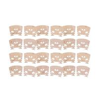 violin accessories 4-24 Pieces/set Violin Bridge Violin Maple For 4/4-3/4 Size Instrument Accessories Violin Strings Bridge Instrument Parts Tools (Size : 6Sets 24Pcs)