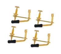 violin accessories 4pcs/1set 4/4 3/4 Violin Fine Tuners Hill Style Metal String Adjuster Sensitive And Accurate Easy To Install(Color:4-4 3-4 Violin Pad)