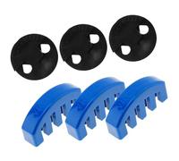 violin accessories 6pcs Rubber Violin Practice Mute Set Black & Blue Violin Silencer With 3pcs Claw Style & 3pcs
