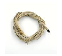 violin accessories 7g Bow Hair For Violin Bass Bow Horsetail White Black Brown Natural Ponytail Horsehair Horse Tail(Color:Gray)