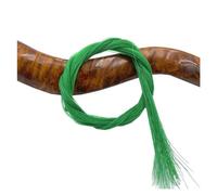 violin accessories 7g Bow Hair For Violin Bass Bow Horsetail White Black Brown Natural Ponytail Horsehair Horse Tail(Color:Green)