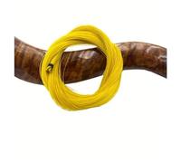 violin accessories 7g Bow Hair For Violin Bass Bow Horsetail White Black Brown Natural Ponytail Horsehair Horse Tail(Color:Yellow)