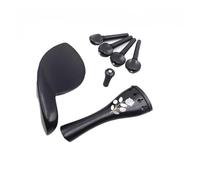 violin accessories Complete Set Of Ebony Violin Accessories 4/4 4/3 1/2/ 1/8 1/10 Pegs Tailpiece Chin Tail Post (Size : Style 7)