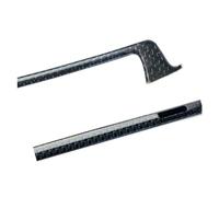 violin accessories Durable Unfinished 4/4 Size Violin Bow Blue Silk Braided Carbon Fiber Bow Stick Semifinished Bow Stick