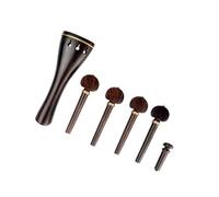 violin accessories Ebony Wood Violin Parts Set 4/4 Tailpiece+Turning Pegs+Endpin Ebony Wood Violin Fiddle