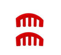 violin accessories for beginners 2PCS Acoustic Violin Parts Musical Instruments Rubber Mute Silencer For 4/4 3/4 1/2 Violino Practice Mute Accessories(Red)