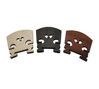 violin accessories for beginners 3pc 4/4 Size Violin Bridge Maple/Ebony/Red Wood Sound Test Violin Parts