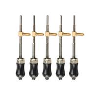 violin accessories for beginners 5pcs OX Horn Material Bow Frog Endpin Screw Button 4/4 3/4 Fiddle Bow Frog Buttons Violin Bow Luthier Part Replacement Violin Parts (Color : Black)