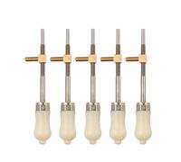 violin accessories for beginners 5pcs OX Horn Material Bow Frog Endpin Screw Button 4/4 3/4 Fiddle Bow Frog Buttons Violin Bow Luthier Part Replacement Violin Parts (Color : White)