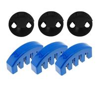 violin accessories for beginners 6pcs Rubber Violin Practice Mute Set Black & Blue Violin Silencer With 3pcs Claw Style & 3pcs Round Style