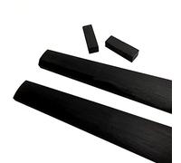 violin accessories for beginners AAA Ebony 4/4 3/4 1/4 Violin Fingerboard With Nut Fingerboard Round For Your Choice Violin Parts (Color : 1-4 Round)