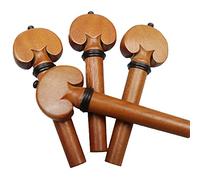 violin accessories for beginners Set 4pcs Violin Tuning Pegs String Winder Keys Adjuster Tuners Ebony Wood,Rosewood Jujube Wood Violin Parts (Color : 1-8)