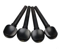 violin accessories for beginners Set 4pcs Violin Tuning Pegs String Winder Keys Adjuster Tuners Ebony Wood,Rosewood Jujube Wood Violin Parts (Color : 01)