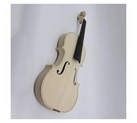 violin accessories for beginners Unfinished Only White Violin Selective 10 Years Natural Dried Maple Back Spruce Top Handmade Violino Violin Parts (Color : 1/8)