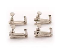 violin accessories for beginners Violin Fine Tuner Violin Metal String Hook Gold Plated Fine Tuner Violin Accessories Violin Parts (Color : Sil1/2)