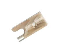 violin accessories Ivory White Bow Frog Ox Horn Violin Bow Frog 3/4-4/4 Violin Parts DIY Luthier Button Abalone Shell