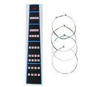 Violin Accessories Kit 4/4 Size Finger Guide/Fingerboard Sticker And 4 Pcs Violin Strings E-A-D-G Professional Violin Accessories