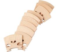 Violin Accessories Parts 10PCS Maple Wood Laser Cut Heart Shape Violin Bridges 4/4 3/4 1/2 1/4 1/8 1/10 1/16 Violin Fiddle Strings Parts (1-32)