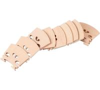 Violin Accessories Parts 10PCS Maple Wood Laser Cut Heart Shape Violin Bridges 4/4 3/4 1/2 1/4 1/8 1/10 1/16 Violin Fiddle Strings Parts (1-8)