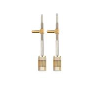 violin accessories Violin Instrument Bow Accessories DIY Violin Bow With White Horn Tail Screws