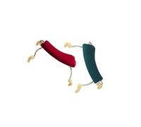 violin accessories Violin Shoulder Rest Aluminum Alloy Support Silicone Foot Cover Fits 1/8 1/4 1/2 3/4 4/4 Size Violin(Color:Red for 3-4 or 4-4)