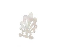 violin accessories Violin Viola Bow Tail Library Patch White Shell Color Shell Brass Material Decorative Inlay Tail Library Violin Accessories (Color : White peacock)