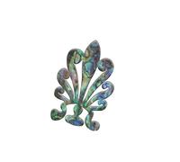 violin accessories Violin Viola Bow Tail Library Patch White Shell Color Shell Brass Material Decorative Inlay Tail Library Violin Accessories (Color : Colorful peacock)