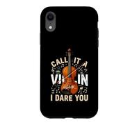 Violin Again I Dare You Cello Player Case for iPhone XR