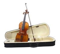 Violin Beginner Full Size Violin With Case Bow Strings Shoulder Rest Tuner Cloth Professional Performance(Type1)
