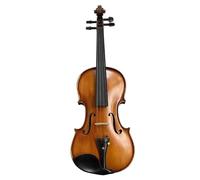 Violin Beginner Matte Handmade Violin 4/4 Wooden Bow With Hard Case Shoulder Rest Strings Mute(1/2)
