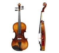Violin Beginners Adults 4/4 Glossy Violin Hand Polished Strings Musical Instruments With Case