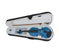 Violin Blue Acoustic Violin Beginner With Case Bow Shoulder Rest Mute Strings 4/4 3/4 1/2 1/4 1/8 (Color : 1/8)