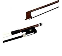 Violin Bow 1pcs Brazilwood 4/4 3/4 1/2 1/4 1/8 1/10 1/16 Violin Bow Fiddle Nickel Silver Parts white black Horsehair(3/4)